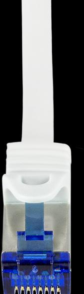 Produktbild LogiLink Patchkabel Ultraflex, Kat.6A, S/FTP, 5,0 m, weiss mitCat.7 Rohkabel, extra flexibles & weiches Kabel (S/FTP, CAT6a, 5 m)