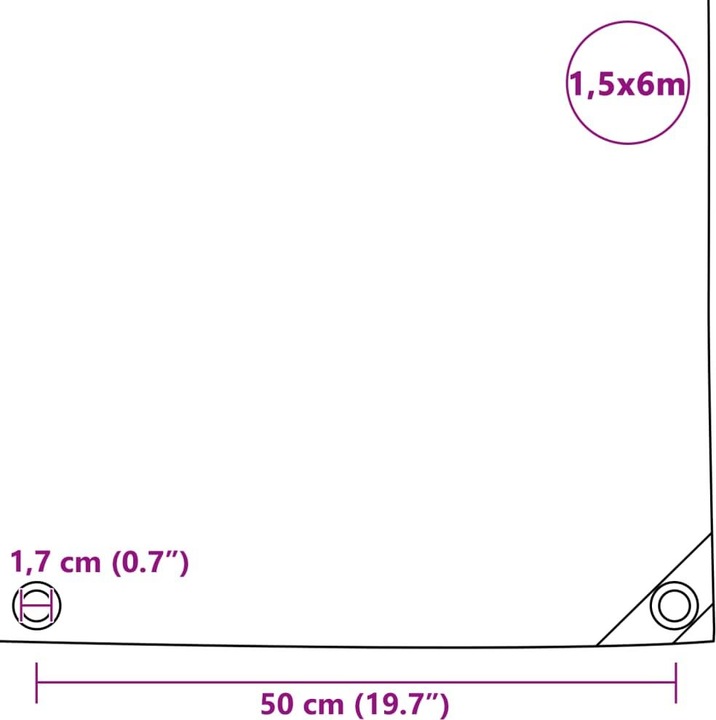 Nutritional values and ingredients VidaXL Adan (150 x 600 cm)
