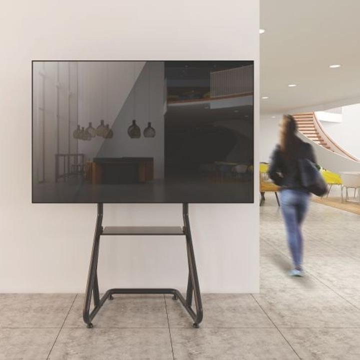 Actual product image Techly TV Trolley for LCD LED TV 60"105", with shelf (105", 100 kg)