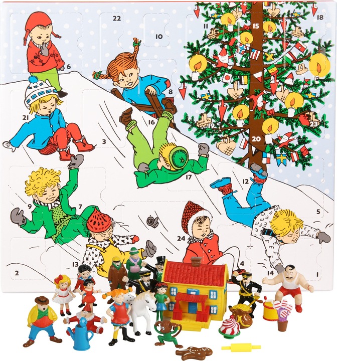 Produktbild Pippi Langstrumpf - Weihnachtskalender 2022
