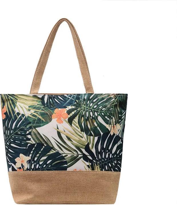 Only-Bags.Store Handtasche Tote Casual Blume Drucken Leinwand Graffiti