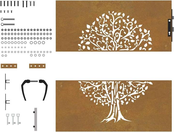 Produktbild vidaXL Gartentor