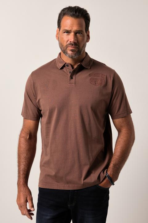 Produktbild JP1880 Poloshirt, Halbarm, Badges, Vintage Look (L)