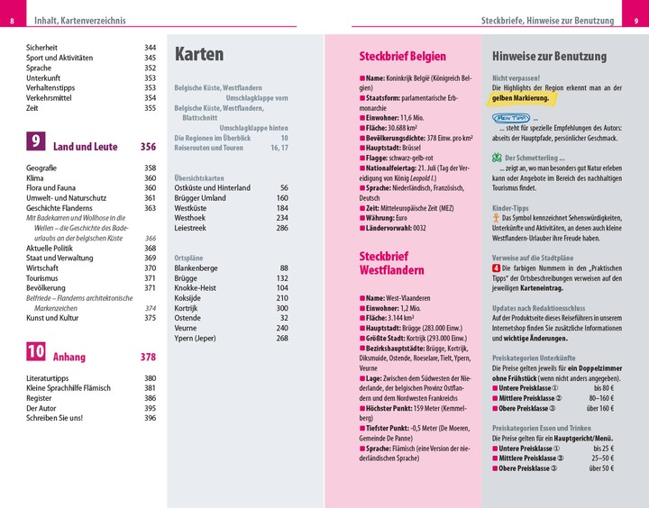 Produktbild Reiseführer Belgische Küste – Westflandern mit Brügge (Deutsch, Günter Schenk, 2024)