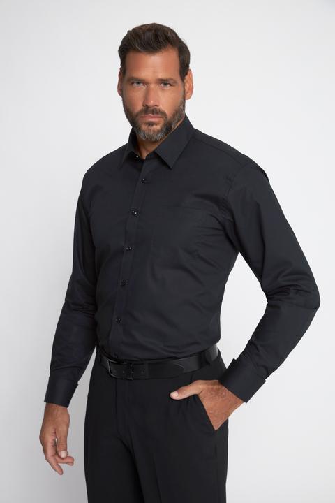 Actual product image JP1880 Shirt, long sleeve, with turn-back cuffs incl. button fastening, Kent collar, modern fit, non-iron (6XL)