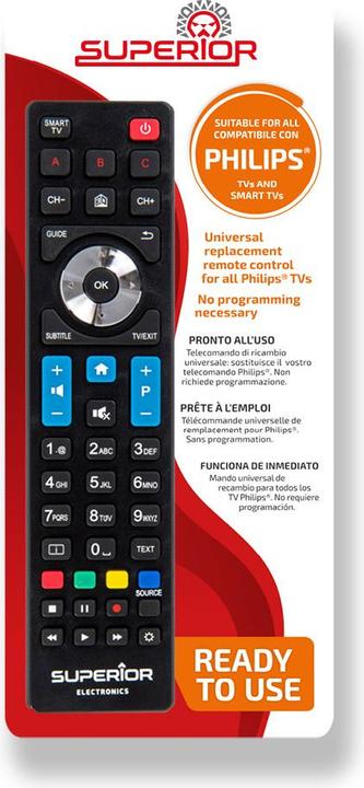 Productafbeelding Superior Telecomando Universale Philips Funzioni Smart TV (Universele afstandsbediening, Infrarood)