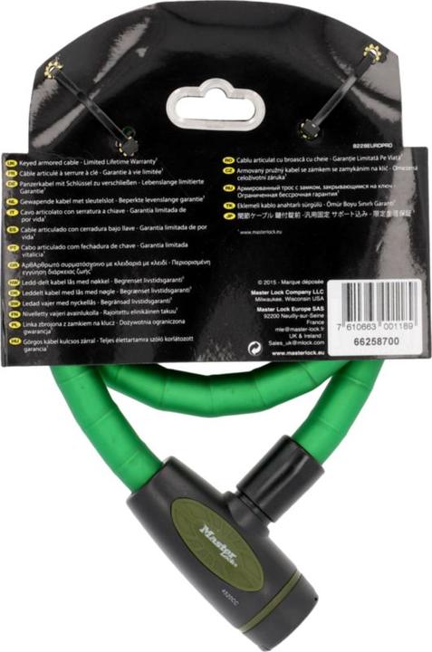 Actual product image Master Lock Cable lock armored (100 cm)