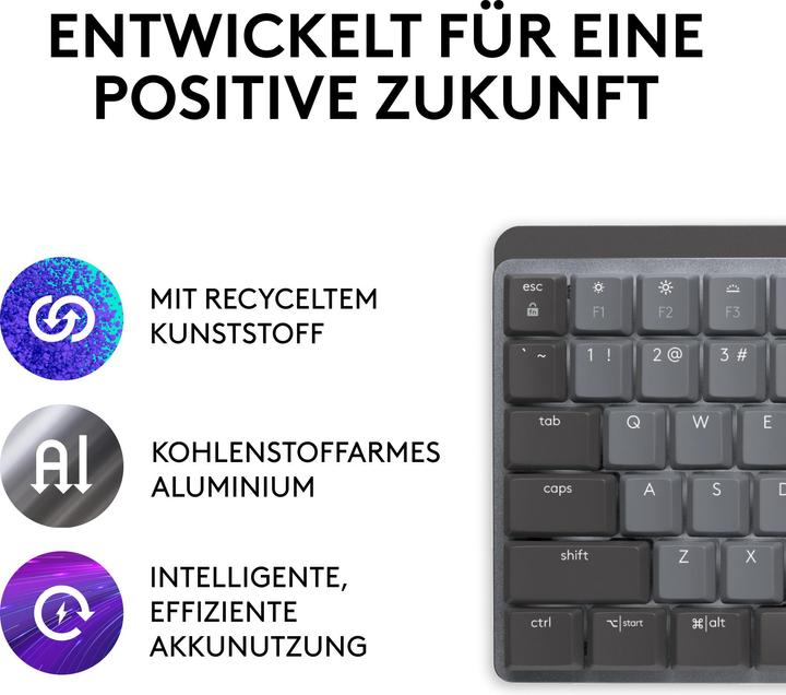 Productafbeelding Logitech MX Mechanisch (NL, Draadloze)