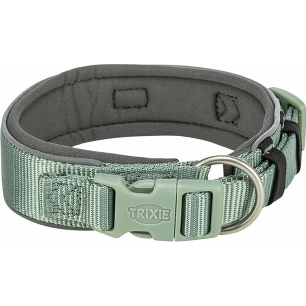 Meilleurs prix pour Collier Pour Chien - Trixie - Extra Large - Sauge/Gris Graphite - Premium - Confortable
