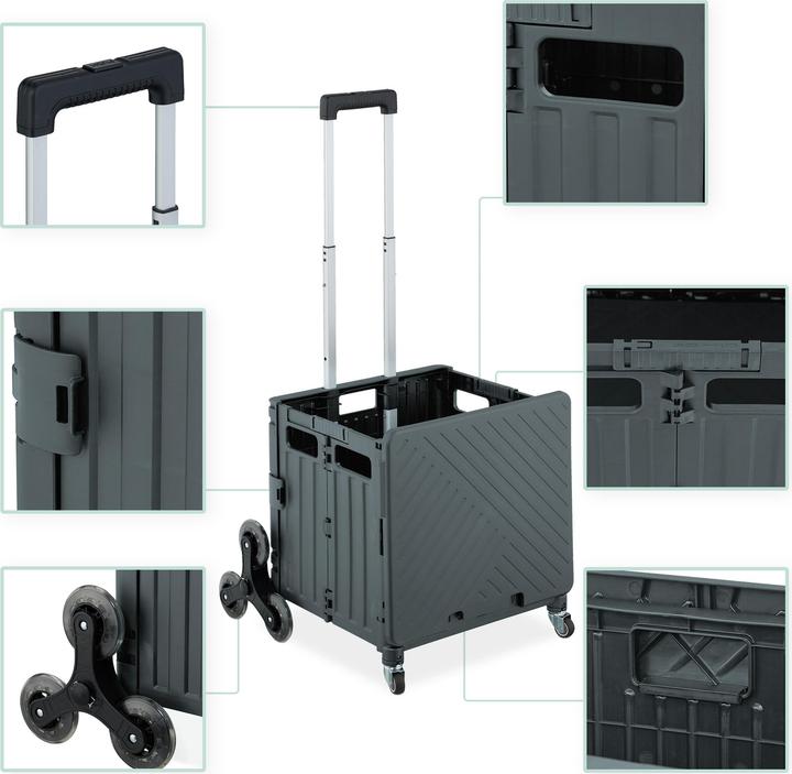 Produktbild Relaxdays Einkaufstrolley