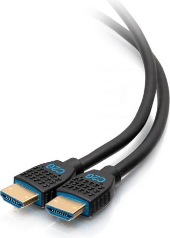 Image du produit C2G Performance Series Câble HDMI ultra-flexible à haut débit, - encastré, CMG-conditionné (FT4) (0.60 m, HDMI)