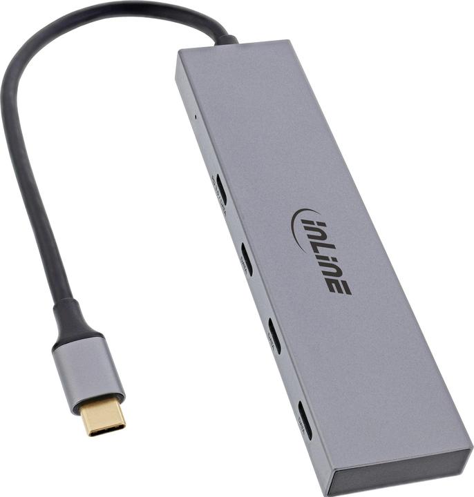 Actual product image InLine 35392B (USB-C, 4 Ports)