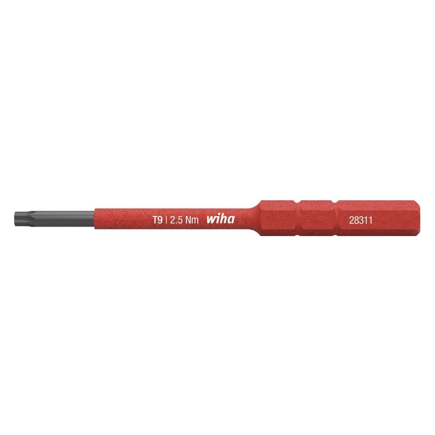 Wiha, Bits, Bit SlimBit Elektrische Torx (41160) T9 X 75 Mm