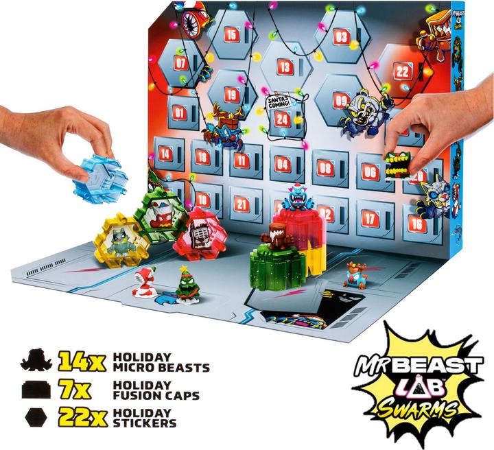 Actual product image Moose Mr. Beast Lab Swarms Mini Figures 6-pack 5 cm Assortment (6)