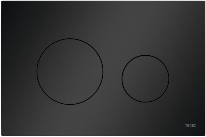 Image du produit TECE TECEloop plaque de déclenchement WC pour technique à deux quantités (noir mat)