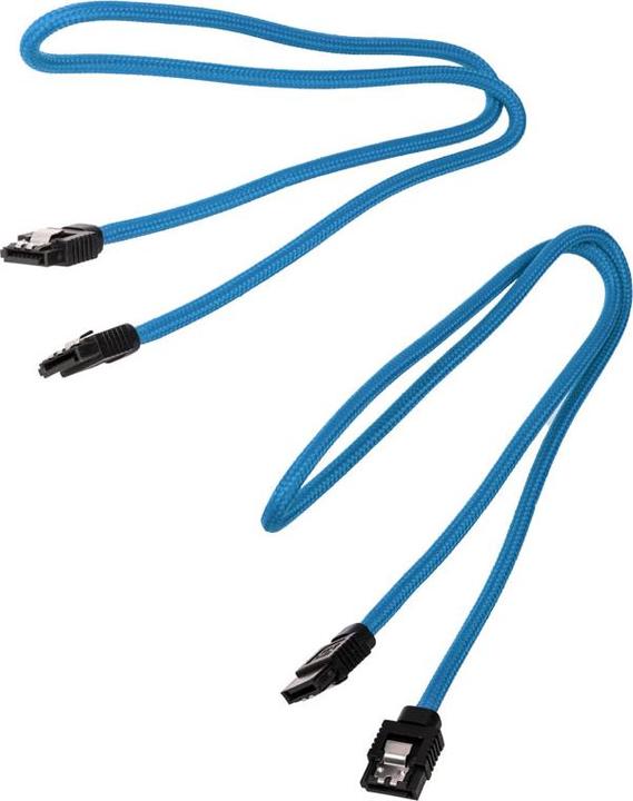 Actual product image Corsair Sheathed premium SATA cable (60 cm, SATA)
