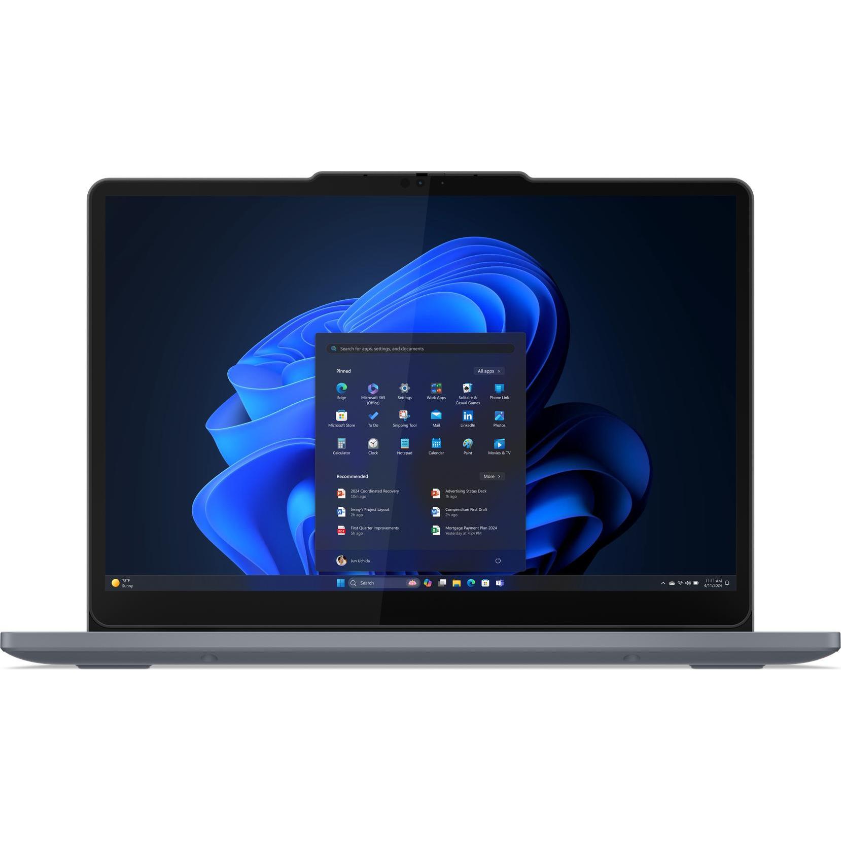 Lenovo 13w 2-in-1 Gen 3 (13.30", Intel Core i5-1334U, 16 GB, 512 GB, DE), Notebook, Grau