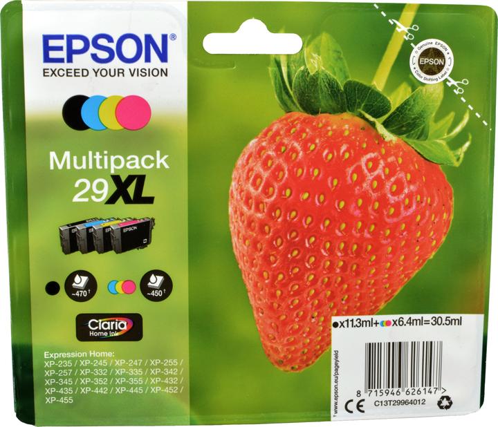 Produktbild Epson 29XL Claria Home (M, C, Y, BK)