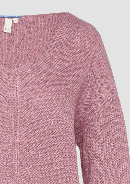 Produktbild S.Oliver Strickpullover Weicher Pullover mit Rippstruktur (S)