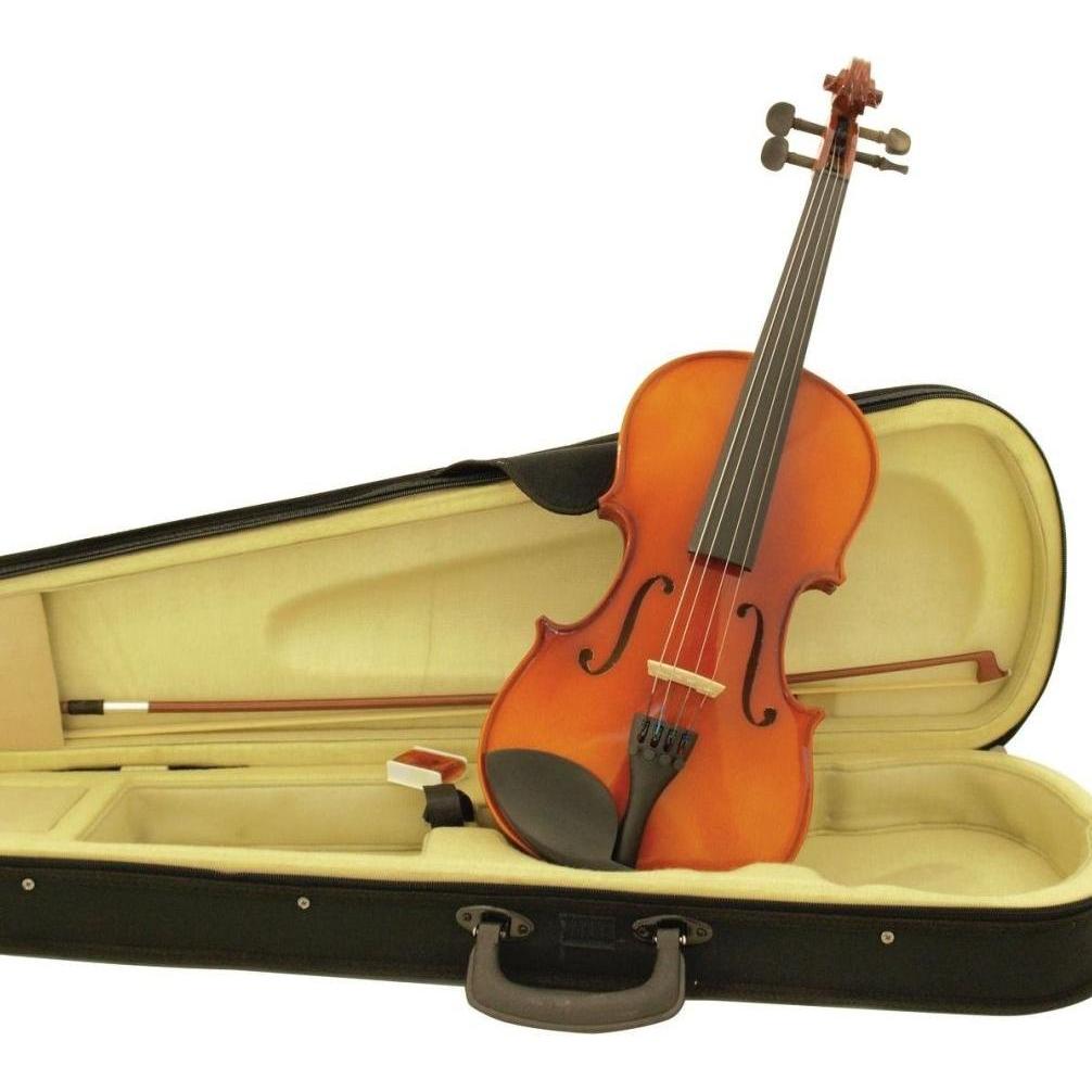 Dimavery Violino 4/4 con arco, in custodia (Giocherellare, 4/4), Strumento a corda