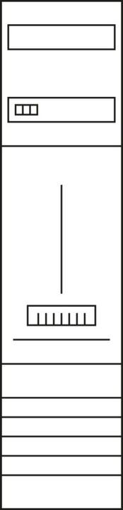 Hager Komplettfeld ZH33W7N 1Z 3Punkt 1050mm 1feldrig