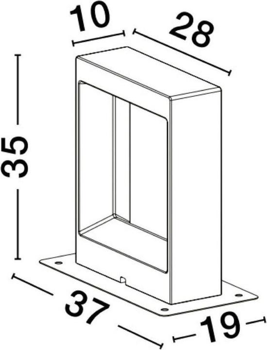 Actual product image Nova Luce Cairo (380 lm, IP65)