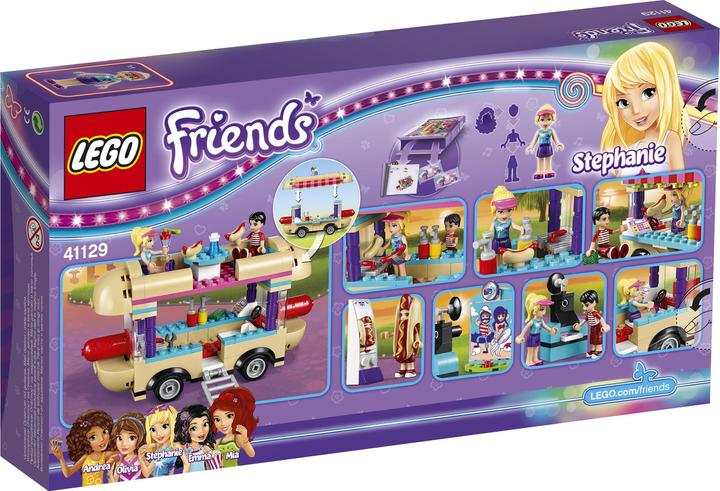 Produktbild LEGO Friends Hot-Dog-Stand im Freizeitpark (41129, LEGO Friends)