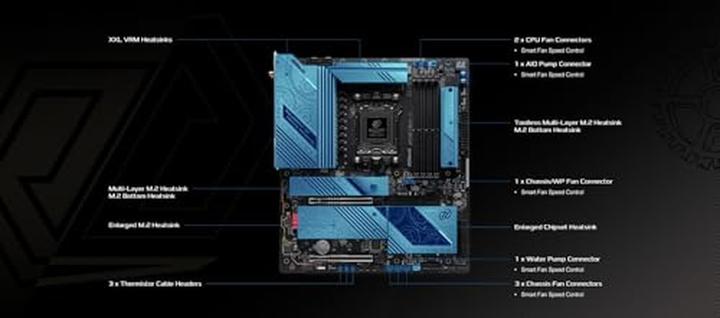 Produktbild AsRock X870E Taichi Lite (AM5, AMD X870E, E-ATX)