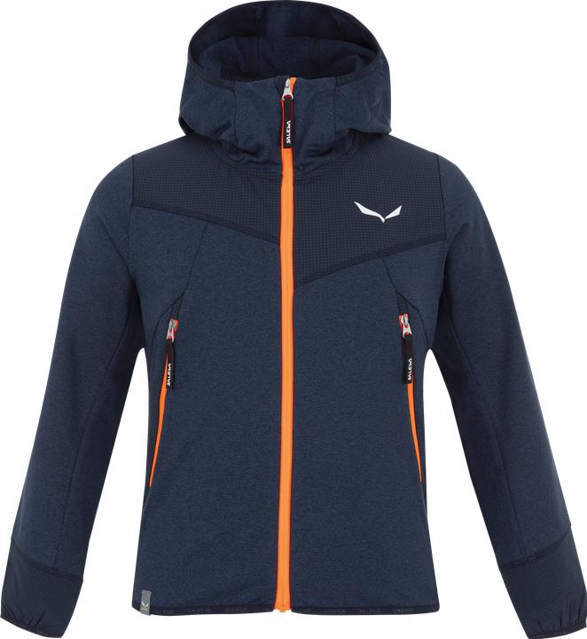 Immagine prodotto Salewa Giacca con cappuccio Agner Melange Polarlite Full Zip per bambini (104)