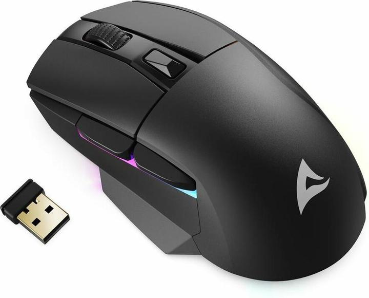 Image du produit Sharkoon SKILLER SGM50W Noir (Sans fil, Filaire)