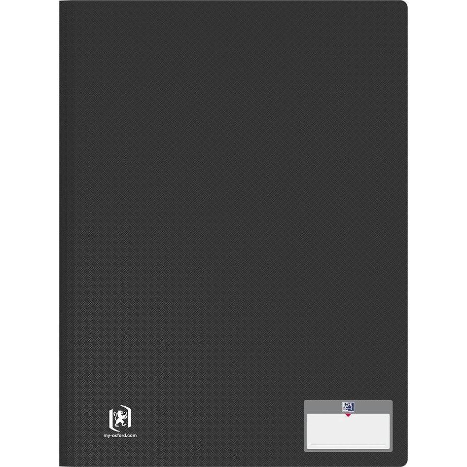 Thumbnail - Elba, Mappe, Sichtbuch "Memphis", DIN A4, mit 80 Hüllen, schwarz aus PP, mit Beschriftungsetikett (A4, 1 x)