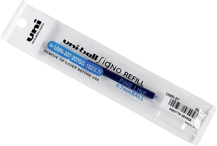 Produktbild Faber-Castell Ersatzmine 'Uniball Signo' UMN-207 (1 Stk., Blau, 0.70 mm)