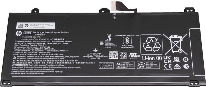 Actual product image HP HSTNN-OB1V (3 cubicles, 4840 mAh)