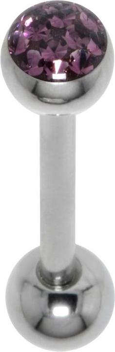 Produktbild Bijouteria Zungenpiercing (Edelstahl, Kristall, Epoxiharz)