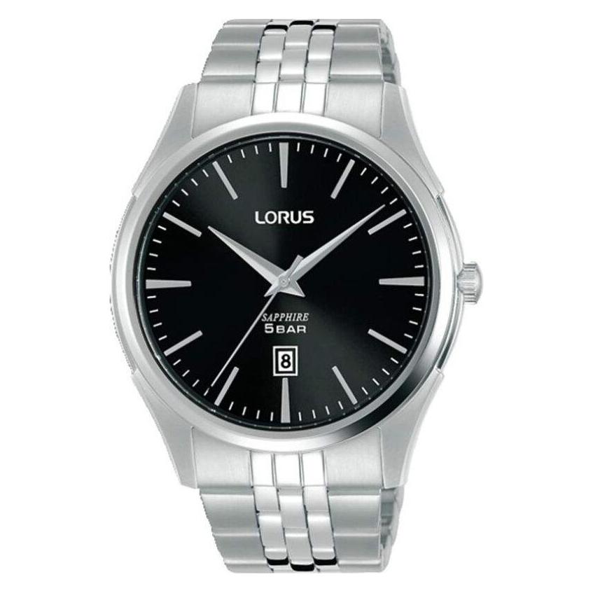 Lorus, Armbanduhr, RH945NX5, Schwarz, (Analoguhr, 43 mm)