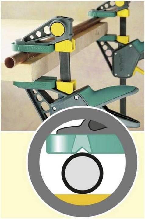 Productafbeelding wolfcraft 1 EHZ - Eenhandsklem PRO 100/915mm (915 mm)