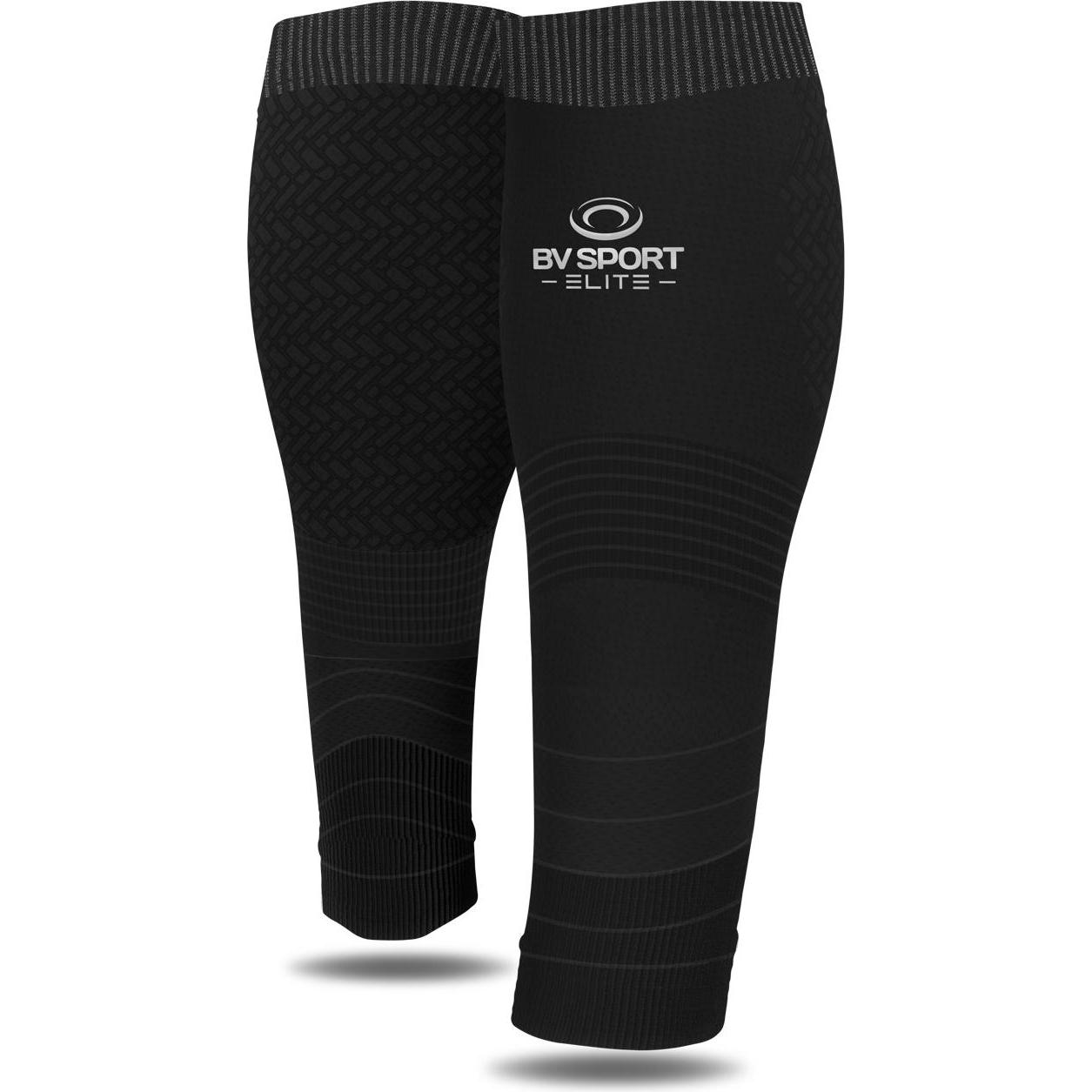 BV Sport, Ärmling + Beinling, Kompressionsstrumpf für das Bein (L), Schwarz, L