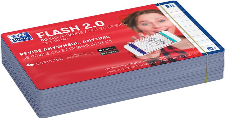 Actual product image Oxford FLASH 2.0 flashcards (75 x 125 mm, 80 x)