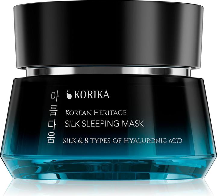 Korika - Moisturizing night mask with silk protein Korean Heritage (Silk Sleeping Mask) 50 ml (50 ml)