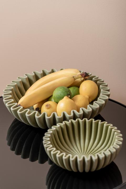 Productafbeelding present time Schaal Wave - Donkergroen - Ã˜30cm - Scandinavisch (PT4295GR) (7 x 30 cm)