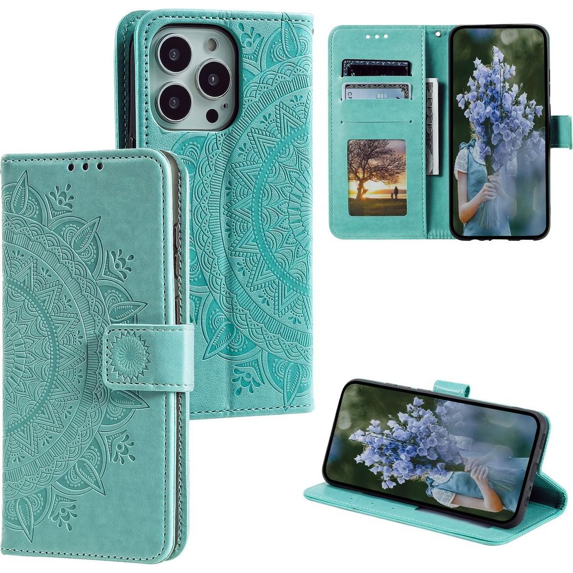 Thumbnail - König Design Schutz Handy Hülle für Apple iPhone 15 Pro Max Case Cover Klapp Tasche Wallet (Apple iPhone 15 Pro Max), Sm...