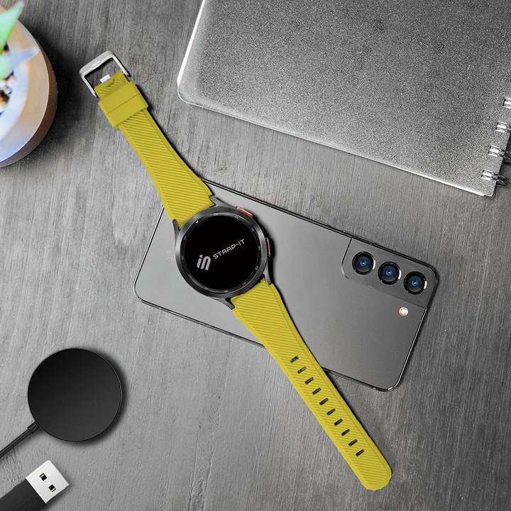 Produktbild Strap-it Armband (20 mm, Silikon, Vivomove HR, Forerunner 245)