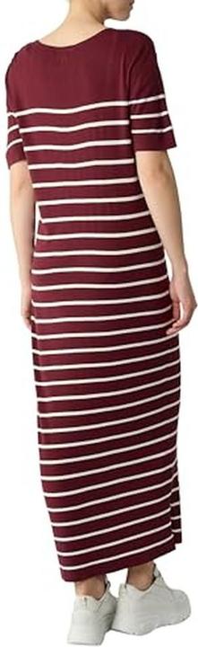 Image du produit Comma Kleid Gestreiftes Midikleid aus Feinstrick (46)