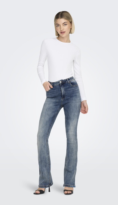 Actual product image Only ONLMila High Waist Flared Jeans (W28/L34)
