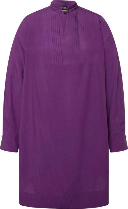 Immagine prodotto Ulla Popken Tunica con lyocell, collo alto, catenina, scollo a V e maniche lunghe (46, 48)