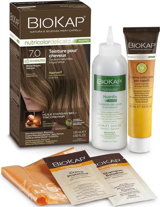 Produktbild Bio Partner Nutricolor Delicato Rapid Natur Mittelblond (7.0)