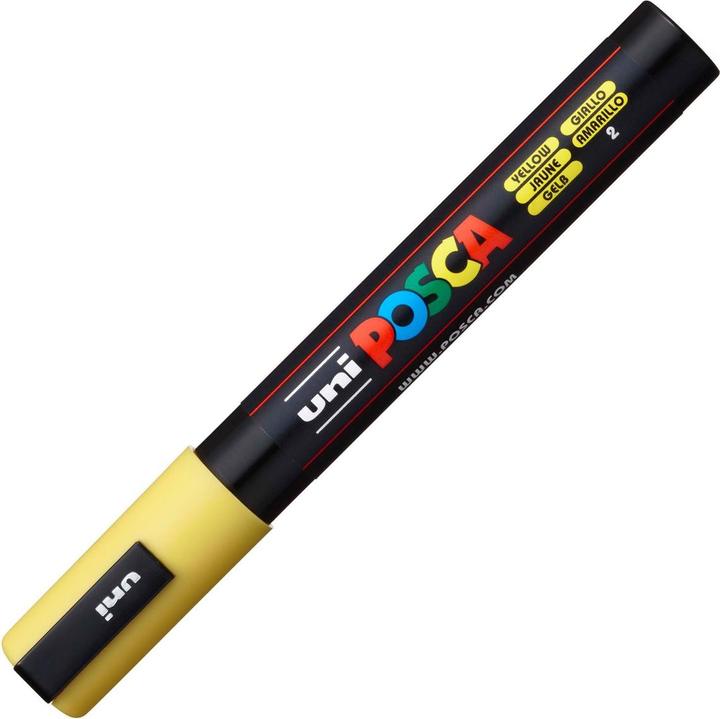 Productafbeelding Posca Medium merk PC-5M (Geel, 1.80 mm, 1 x)