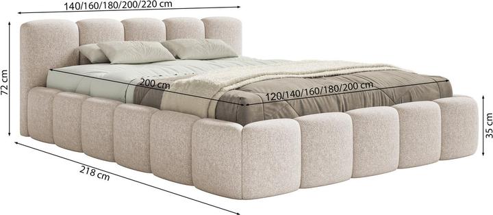 Produktbild Selsey Cloudy Low (140 x 200 cm)