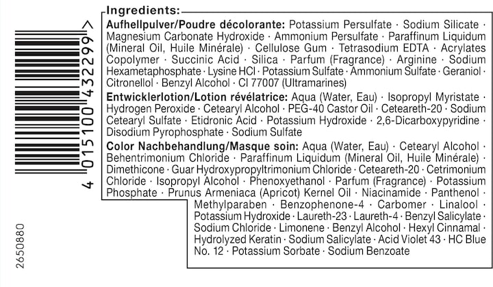 Actual product image Schwarzkopf Super highlights M1 (M1 Super highlights)
