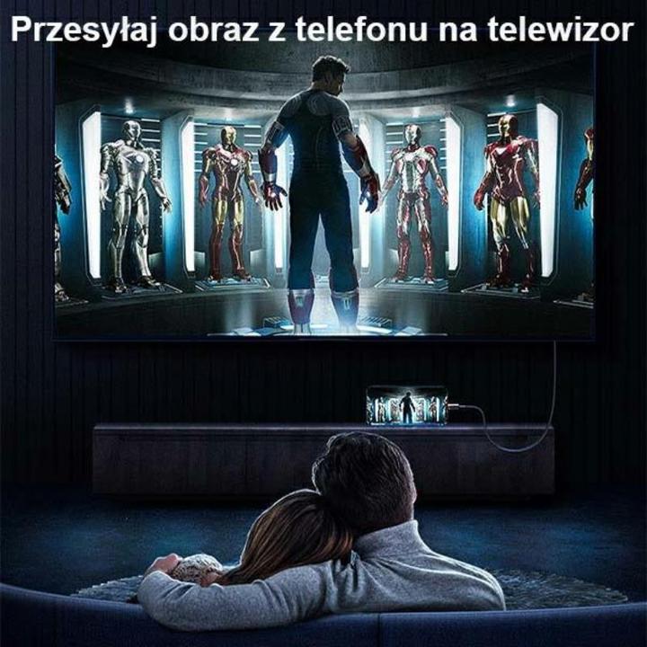 Produktbild Usams HDMI (Typ A) — Lightning (2 m, HDMI)